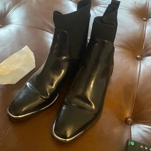 Zara black boots size 9, silver studs on back!